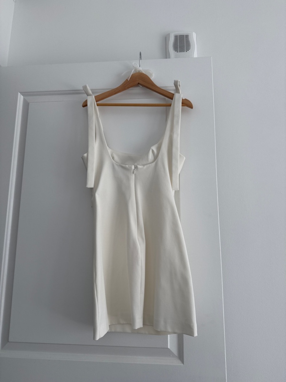 Zara Cream Tie-Shoulder Mini Dress - Picture 2 of 5